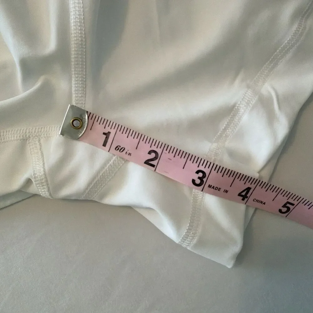 NWT Lululemon Sz 2 Long Hotty Hot HR High-Rise White Athletic Skirt Skort Tennis - Picture 15 of 16